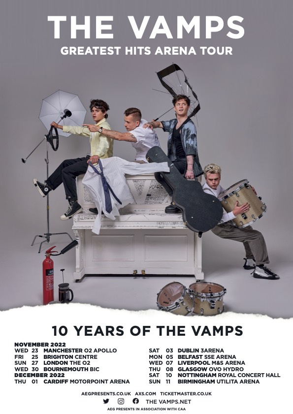 The Vamps Release special Fanzine to get early access to tour tickets